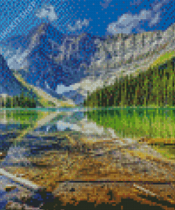 Rawson Lake Alberta Canada Diamond Painting