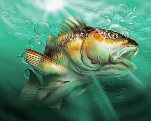 Red Drum Art Diamond Painting