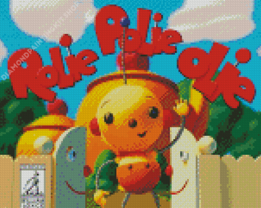 Rolie Polie Olie Cartoon Poster Diamond Painting