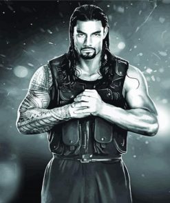 Roman Reigns WWE Player Diamond Painting