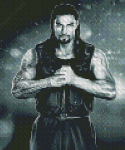 Roman Reigns WWE Player Diamond Painting