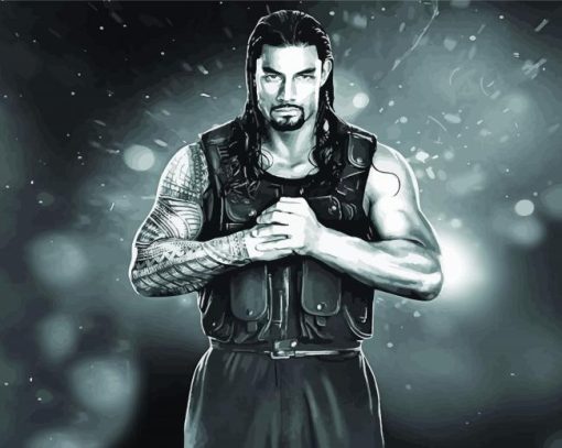 Roman Reigns WWE Player Diamond Painting