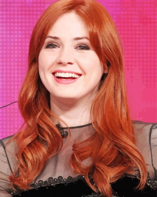 Scottish Actress Karen Gillan Diamond Painting