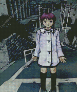 Serial Experiments Lain Iwakura Anime Girl Diamond Painting