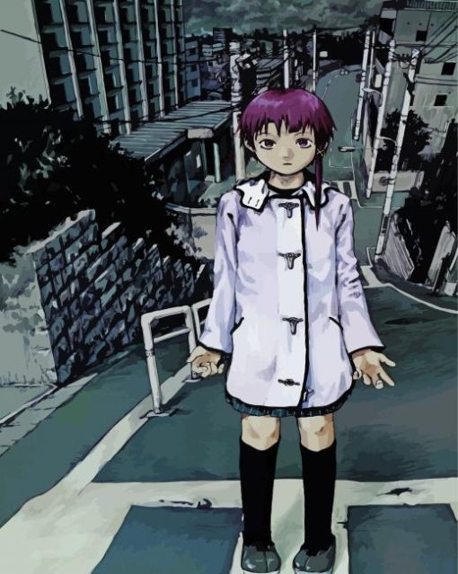 Serial Experiments Lain Iwakura Anime Girl Diamond Painting