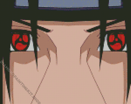 Sharingan Sasuke Anime Eyes Diamond Painting