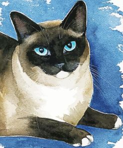 Siamese Snowshoe Diamond Painting