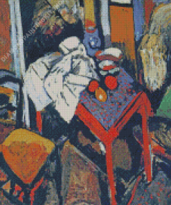 Still Life In The Red Table By Andre Derain Diamond Painting