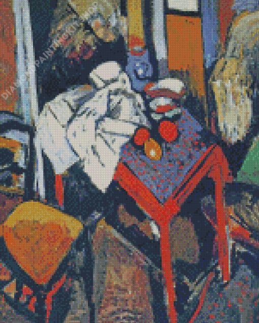 Still Life In The Red Table By Andre Derain Diamond Painting