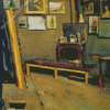 Studio Of The Rue Visconti By Frederic Bazille Diamond Painting