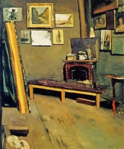 Studio Of The Rue Visconti By Frederic Bazille Diamond Painting