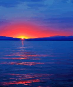 Sunrise Over Lake Champlain Vermont Diamond Painting