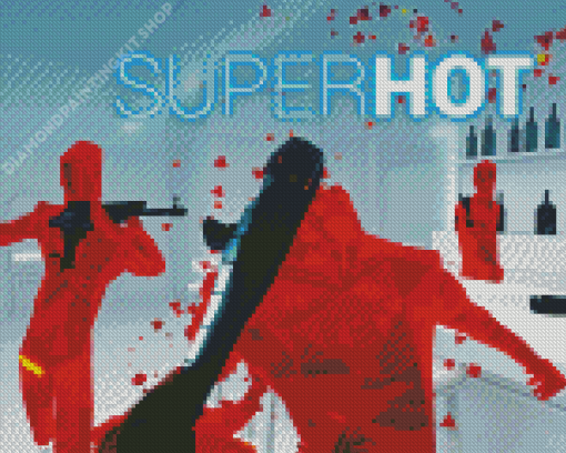 Superhot Poster Diamond Painting