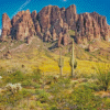 Superstition Mountain Diamond Painting