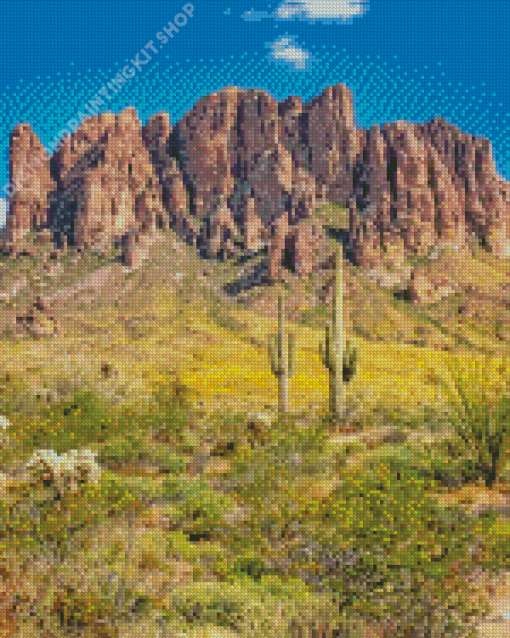 Superstition Mountain Diamond Painting