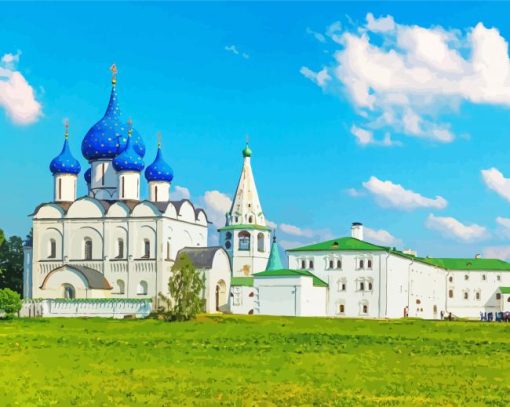 Suzdal Kremlin Diamond Painting