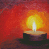 Tea Light Candle Art Diamond Painting