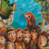 The Croods Characters Diamond Painting