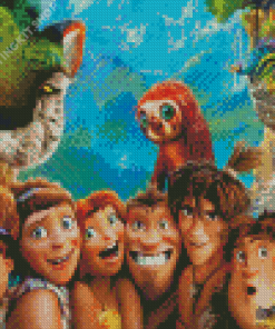 The Croods Characters Diamond Painting