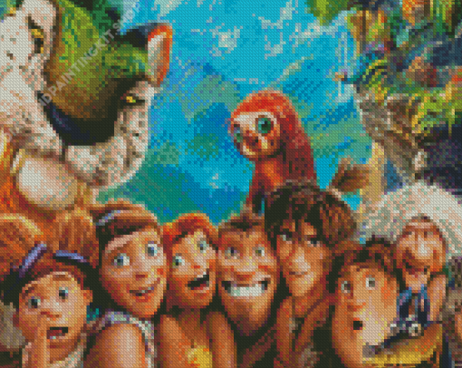 The Croods Characters Diamond Painting