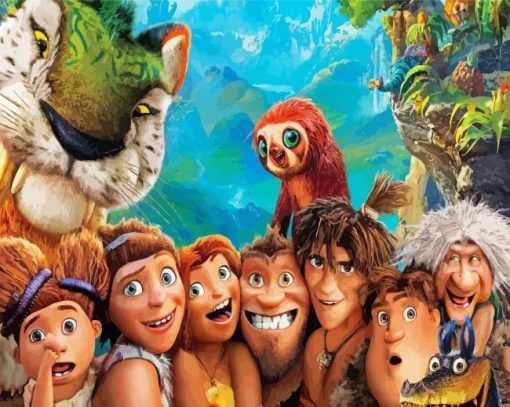 The Croods Characters Diamond Painting