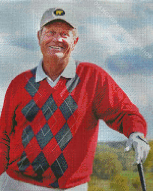 The Golfer Jack William Nicklaus Diamond Painting