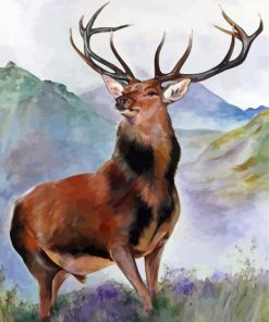 The Monarch Of The Glen By Sir Edwin Landseer Diamond Painting