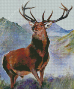 The Monarch Of The Glen By Sir Edwin Landseer Diamond Painting