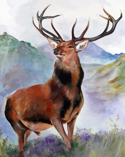 The Monarch Of The Glen By Sir Edwin Landseer Diamond Painting