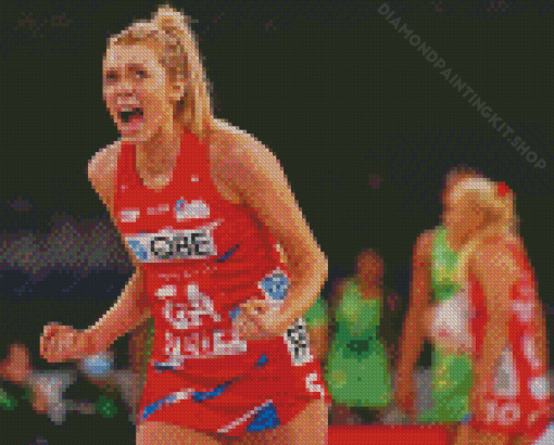 The Netball Player Helen Housby Diamond Painting