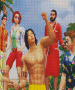 The Sims 4 Game Diamond Painting