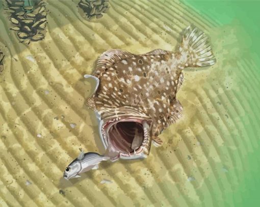 The Flounder Fish Diamond Painting