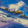 The Memphis Belle B17 Bomber Airplane Diamond Painting