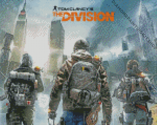 Tom Clancy The Division Game Poster Diamond Painting