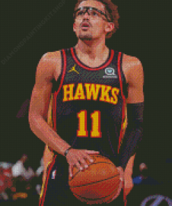 Trae Young Basketballer Diamond Painting