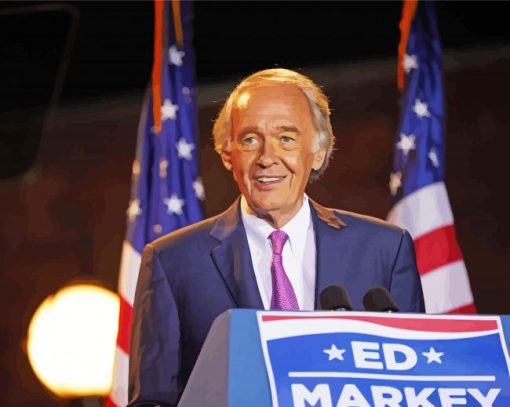 United States Senator Ed Markey Diamond Painting