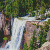 Vernal Falls Landscape Diamond Painting