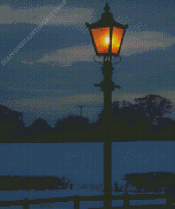 Victorian Lamppost Diamond Painting