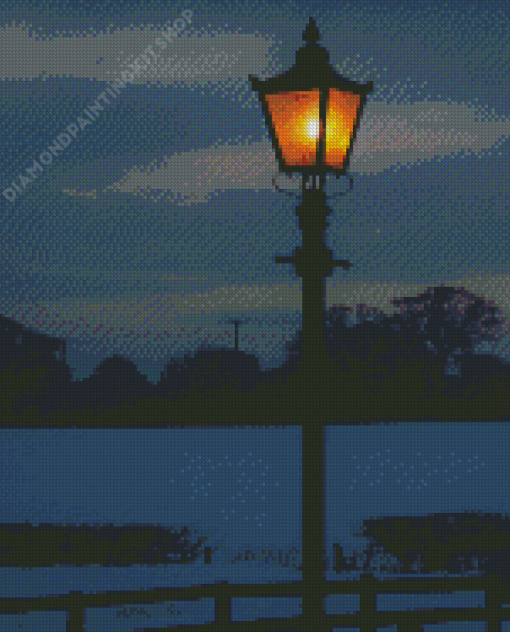 Victorian Lamppost Diamond Painting