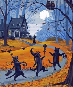 Vintage Halloween Diamond Painting