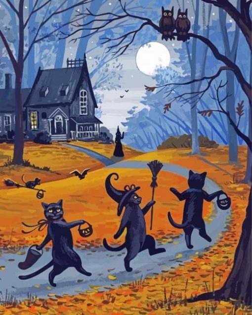 Vintage Halloween Diamond Painting