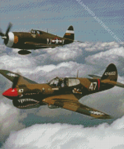 WWII Fighter Planes Diamond Painting