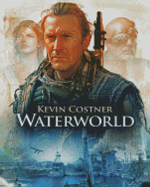 Waterworld Movie Poster Diamond Painting