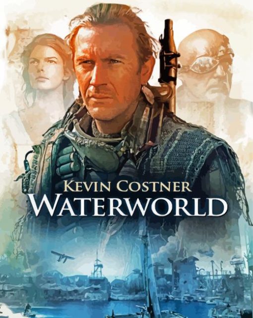 Waterworld Movie Poster Diamond Painting