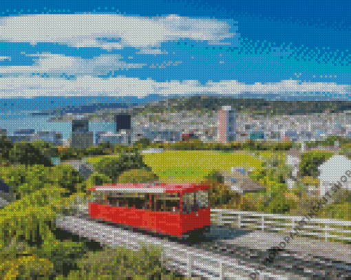 Wellington Cable Car Diamond Painting