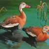 Whistling Ducks Diamond Painting