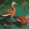 Whistling Ducks Diamond Painting