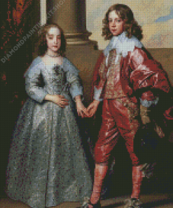 William Prince Of Orange And His Bride Diamond Painting