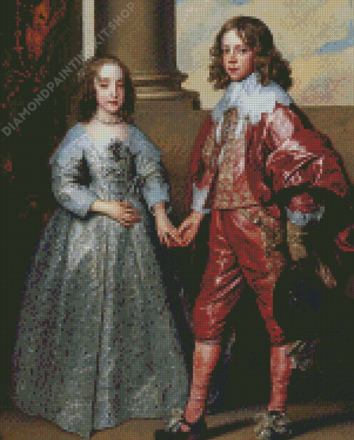 William Prince Of Orange And His Bride Diamond Painting