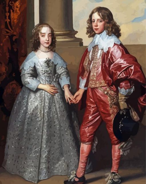 William Prince Of Orange And His Bride Diamond Painting